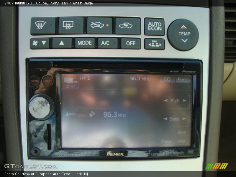 Ivory Pearl / Wheat Beige 2007 Infiniti G 35 Coupe