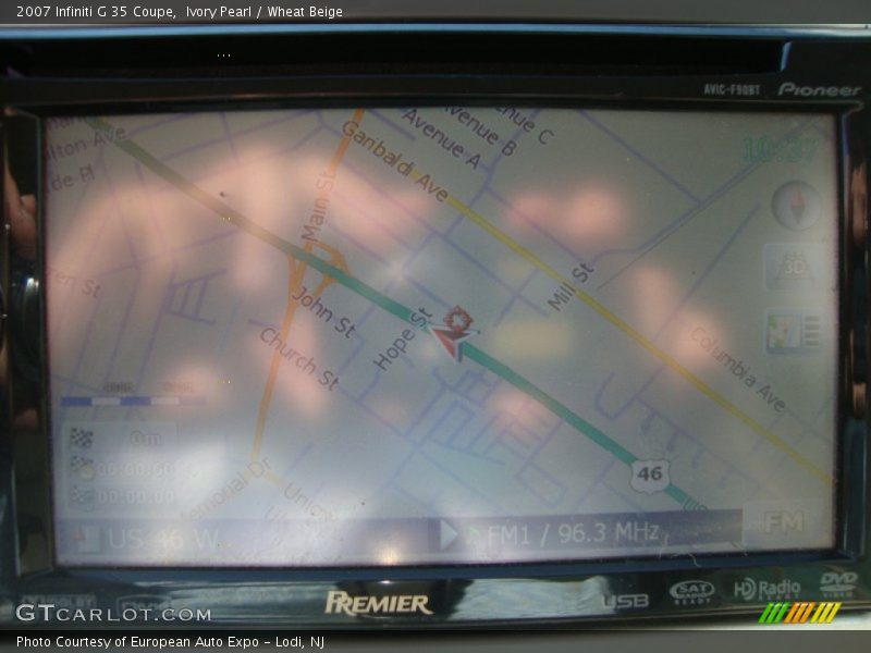 Ivory Pearl / Wheat Beige 2007 Infiniti G 35 Coupe