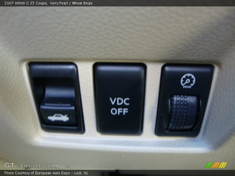 Ivory Pearl / Wheat Beige 2007 Infiniti G 35 Coupe