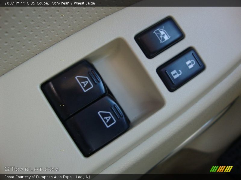 Ivory Pearl / Wheat Beige 2007 Infiniti G 35 Coupe