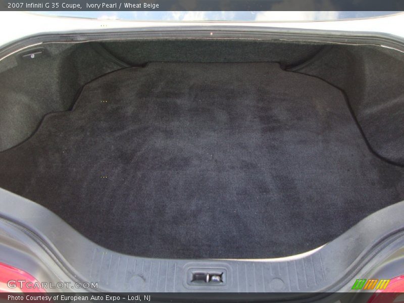 Ivory Pearl / Wheat Beige 2007 Infiniti G 35 Coupe