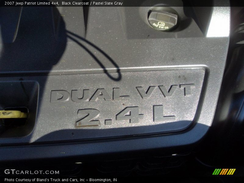 Black Clearcoat / Pastel Slate Gray 2007 Jeep Patriot Limited 4x4