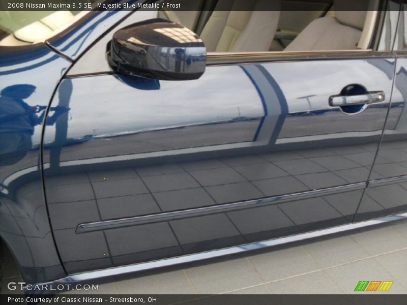Majestic Blue Metallic / Frost 2008 Nissan Maxima 3.5 SE