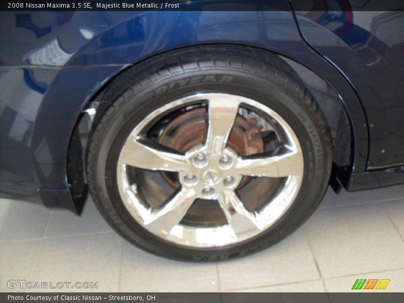 Majestic Blue Metallic / Frost 2008 Nissan Maxima 3.5 SE