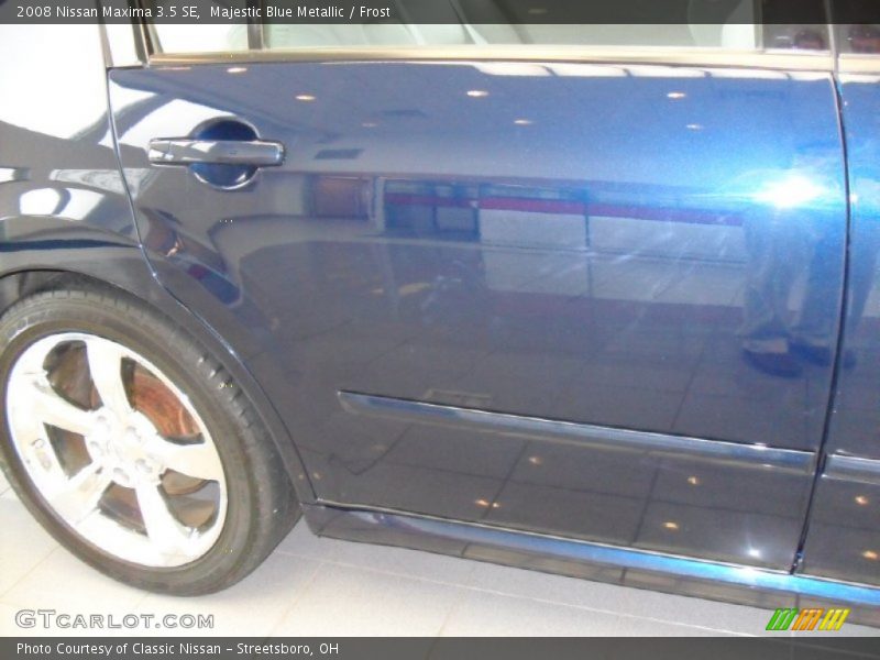 Majestic Blue Metallic / Frost 2008 Nissan Maxima 3.5 SE