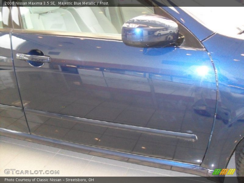 Majestic Blue Metallic / Frost 2008 Nissan Maxima 3.5 SE