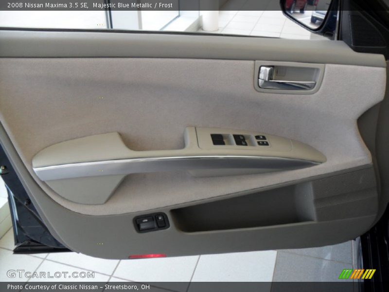 Majestic Blue Metallic / Frost 2008 Nissan Maxima 3.5 SE