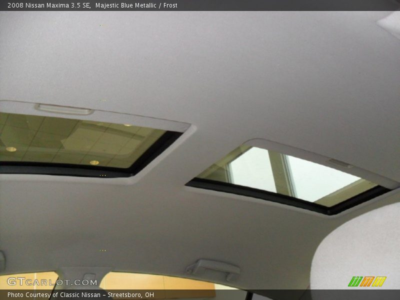 Majestic Blue Metallic / Frost 2008 Nissan Maxima 3.5 SE