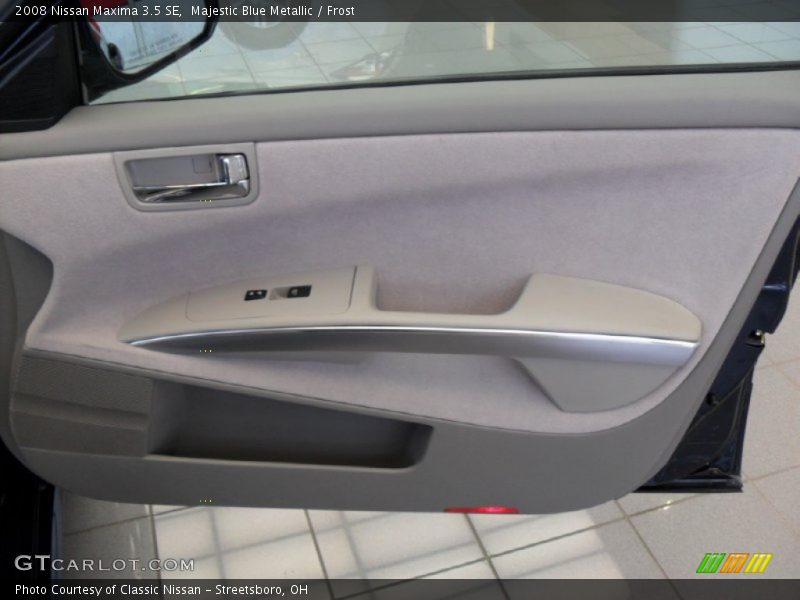 Majestic Blue Metallic / Frost 2008 Nissan Maxima 3.5 SE