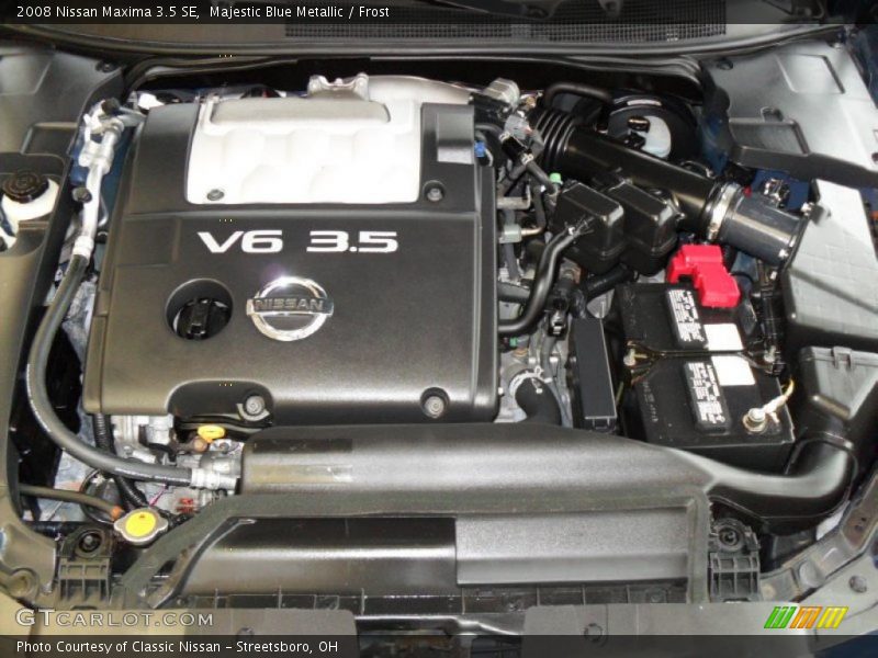 Majestic Blue Metallic / Frost 2008 Nissan Maxima 3.5 SE