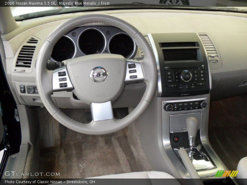 Majestic Blue Metallic / Frost 2008 Nissan Maxima 3.5 SE
