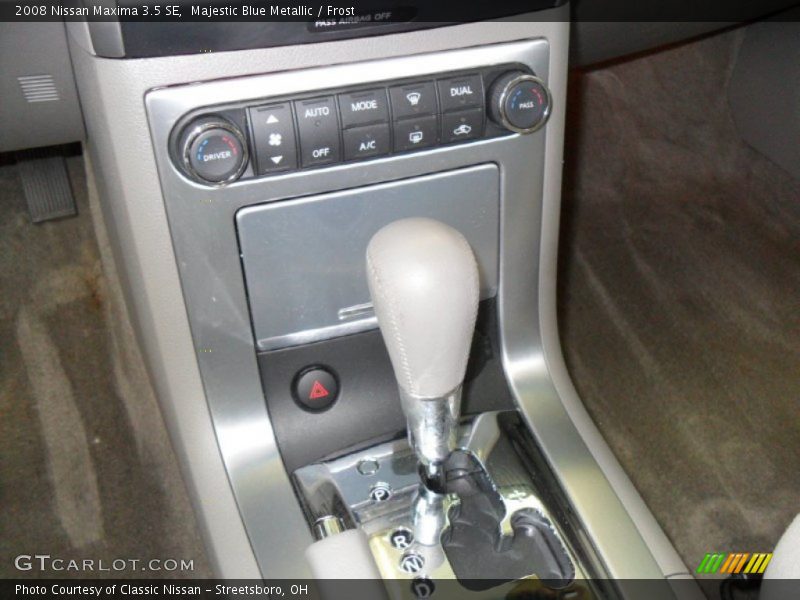 Majestic Blue Metallic / Frost 2008 Nissan Maxima 3.5 SE