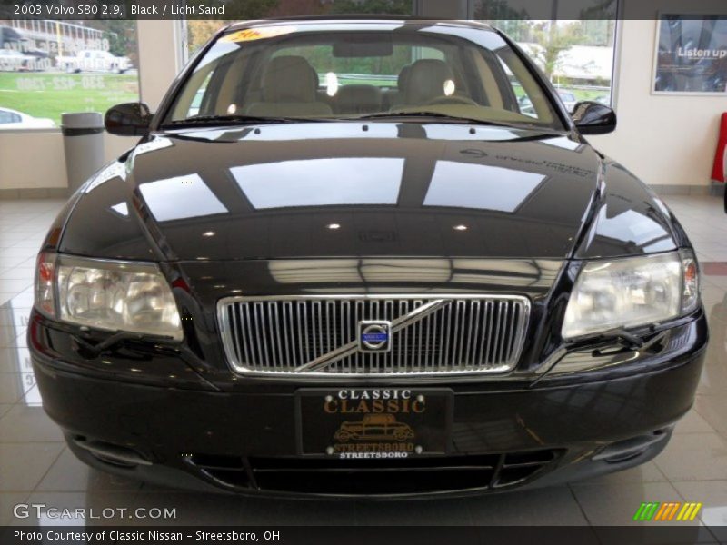 Black / Light Sand 2003 Volvo S80 2.9