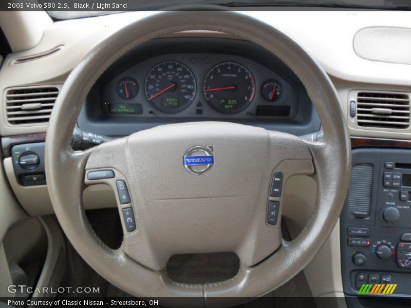Black / Light Sand 2003 Volvo S80 2.9