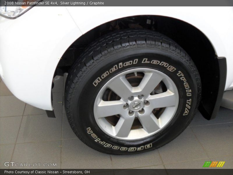 Silver Lightning / Graphite 2008 Nissan Pathfinder SE 4x4