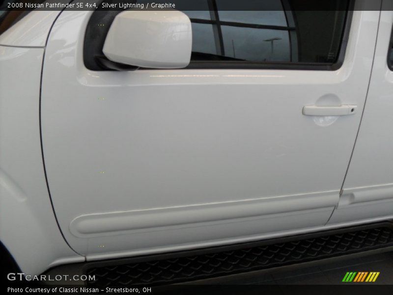 Silver Lightning / Graphite 2008 Nissan Pathfinder SE 4x4