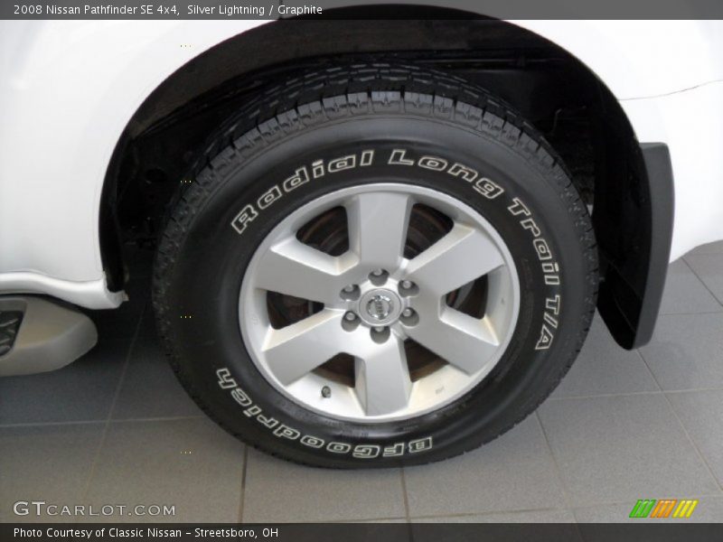 Silver Lightning / Graphite 2008 Nissan Pathfinder SE 4x4