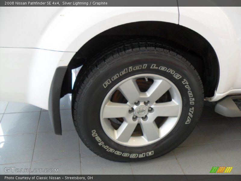 Silver Lightning / Graphite 2008 Nissan Pathfinder SE 4x4