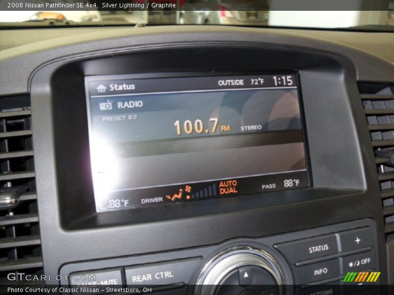 Silver Lightning / Graphite 2008 Nissan Pathfinder SE 4x4