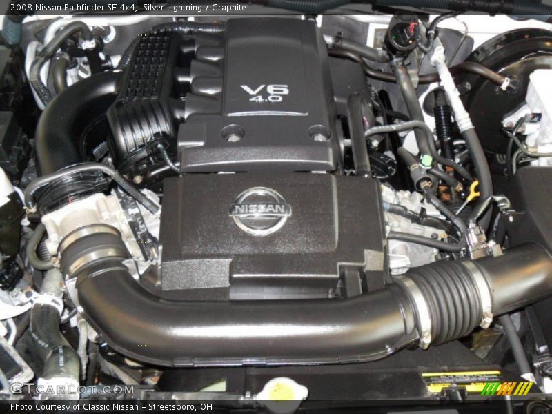 Silver Lightning / Graphite 2008 Nissan Pathfinder SE 4x4