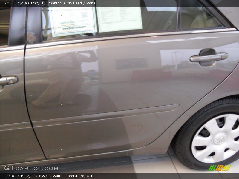 Phantom Gray Pearl / Stone 2002 Toyota Camry LE