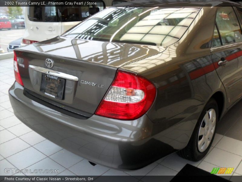 Phantom Gray Pearl / Stone 2002 Toyota Camry LE
