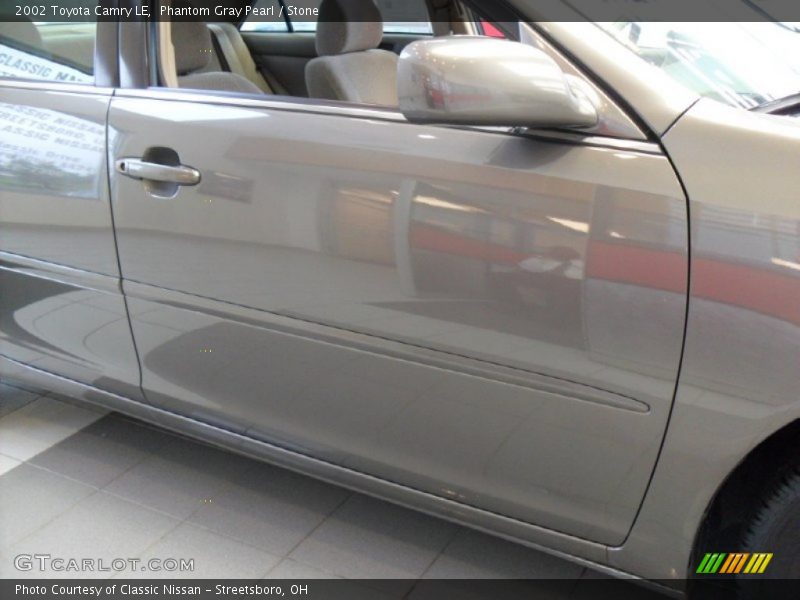 Phantom Gray Pearl / Stone 2002 Toyota Camry LE