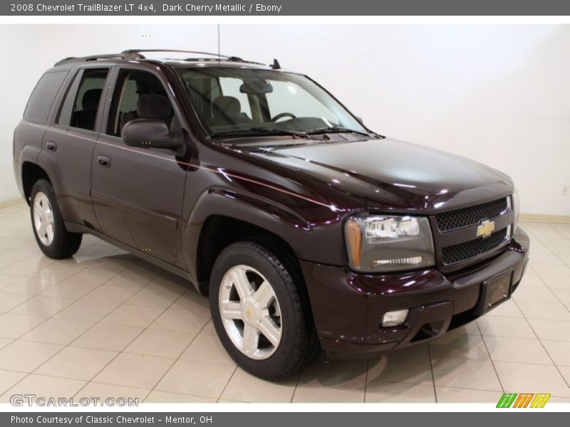 Dark Cherry Metallic / Ebony 2008 Chevrolet TrailBlazer LT 4x4