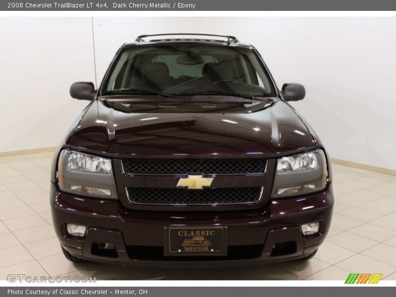 Dark Cherry Metallic / Ebony 2008 Chevrolet TrailBlazer LT 4x4