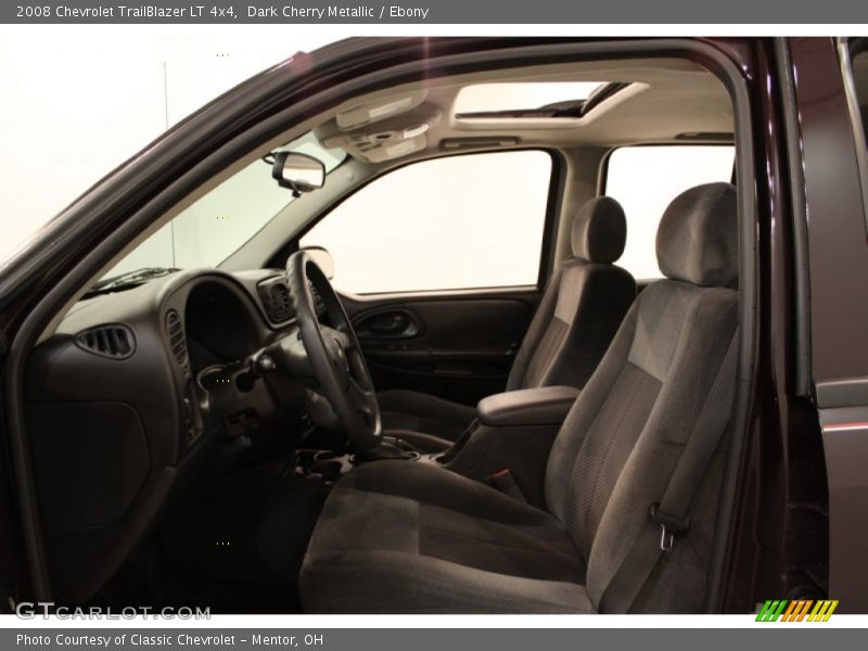 Dark Cherry Metallic / Ebony 2008 Chevrolet TrailBlazer LT 4x4