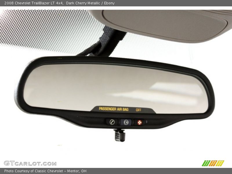 Dark Cherry Metallic / Ebony 2008 Chevrolet TrailBlazer LT 4x4