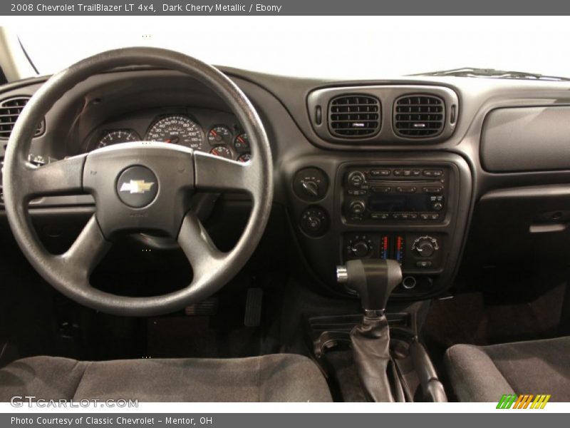 Dark Cherry Metallic / Ebony 2008 Chevrolet TrailBlazer LT 4x4