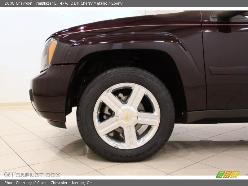 Dark Cherry Metallic / Ebony 2008 Chevrolet TrailBlazer LT 4x4