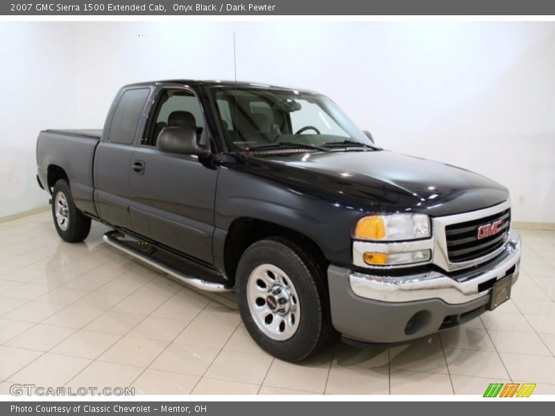 Onyx Black / Dark Pewter 2007 GMC Sierra 1500 Extended Cab