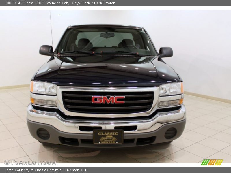 Onyx Black / Dark Pewter 2007 GMC Sierra 1500 Extended Cab