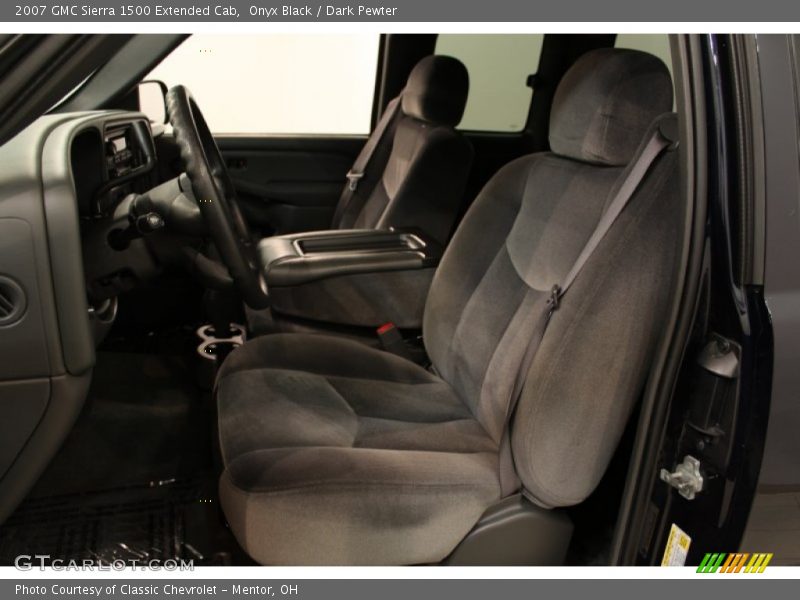 Onyx Black / Dark Pewter 2007 GMC Sierra 1500 Extended Cab