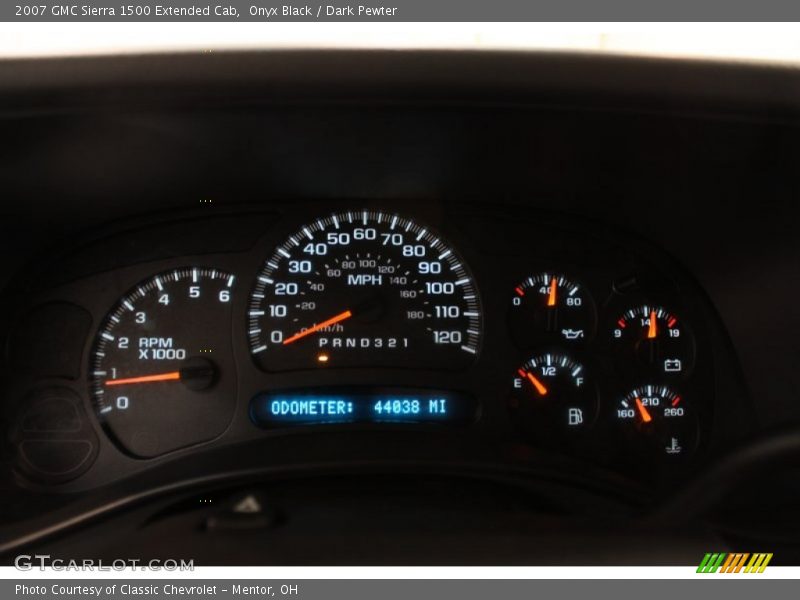  2007 Sierra 1500 Extended Cab Extended Cab Gauges