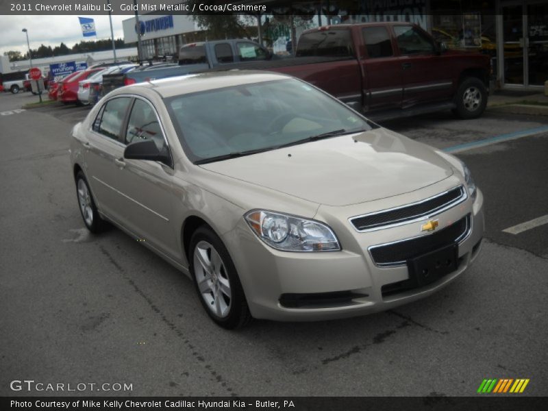 Gold Mist Metallic / Cocoa/Cashmere 2011 Chevrolet Malibu LS