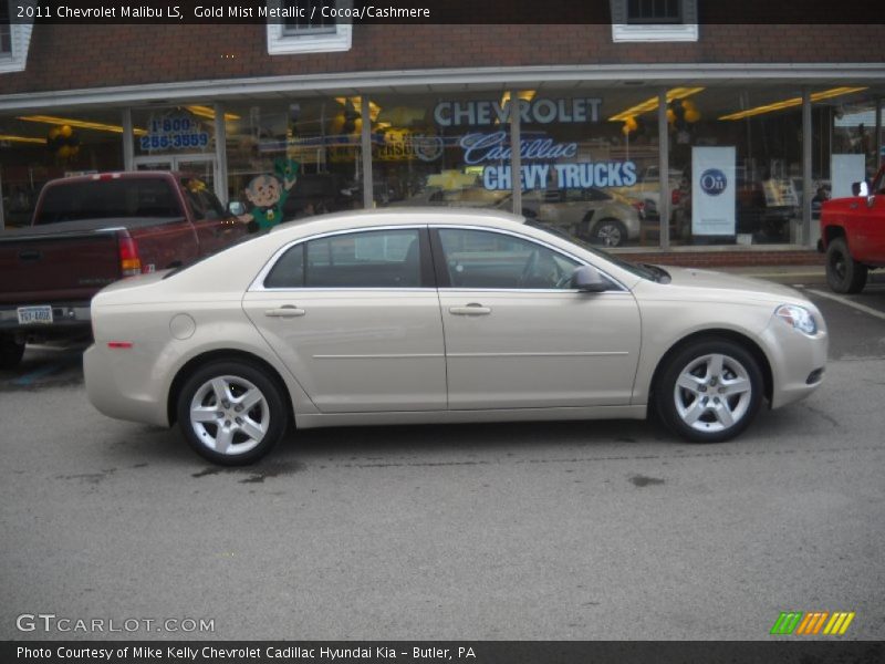Gold Mist Metallic / Cocoa/Cashmere 2011 Chevrolet Malibu LS