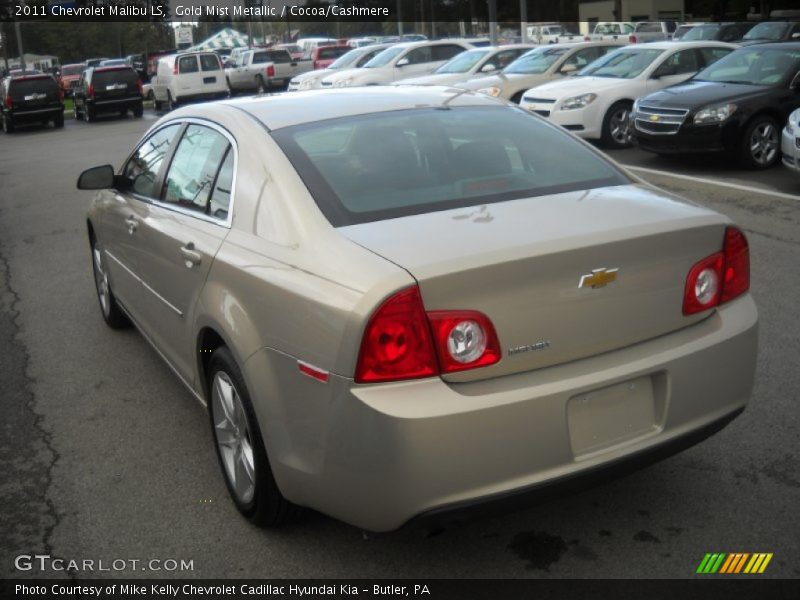 Gold Mist Metallic / Cocoa/Cashmere 2011 Chevrolet Malibu LS