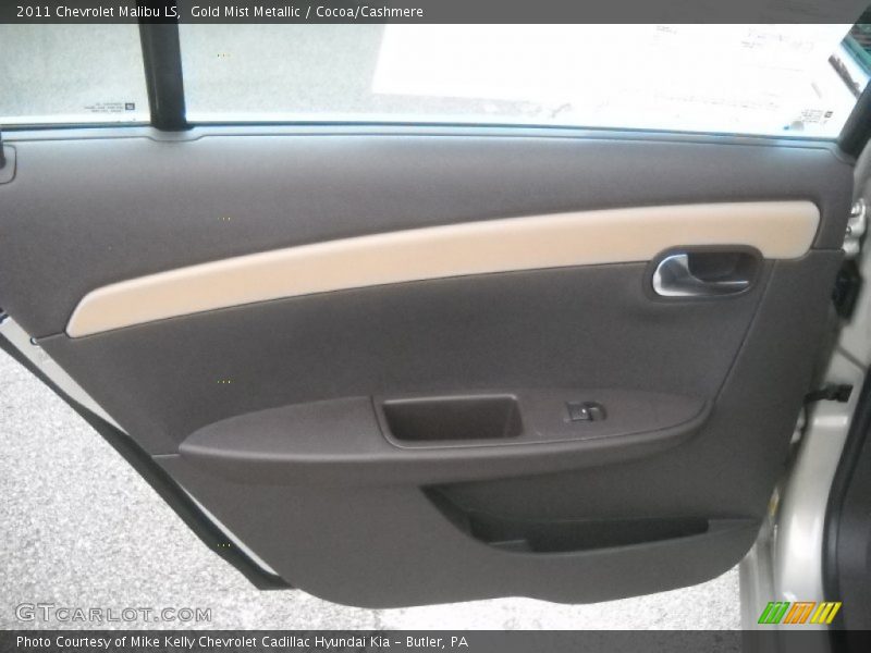 Gold Mist Metallic / Cocoa/Cashmere 2011 Chevrolet Malibu LS