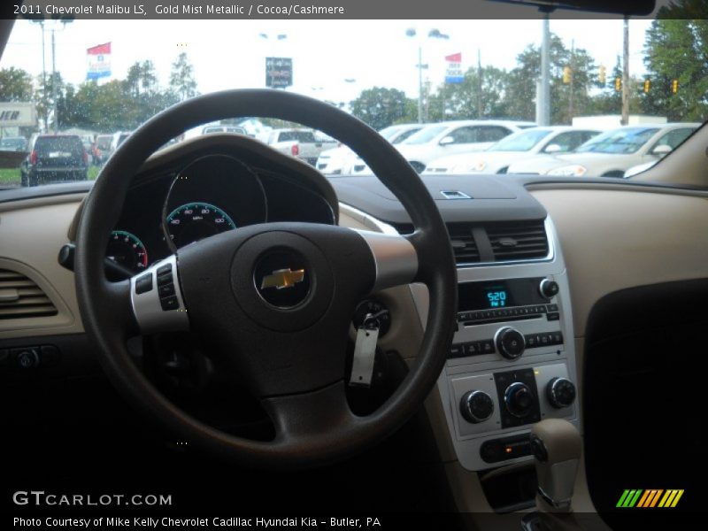 Gold Mist Metallic / Cocoa/Cashmere 2011 Chevrolet Malibu LS