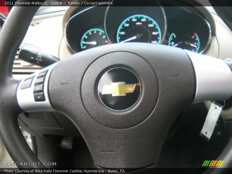 Gold Mist Metallic / Cocoa/Cashmere 2011 Chevrolet Malibu LS