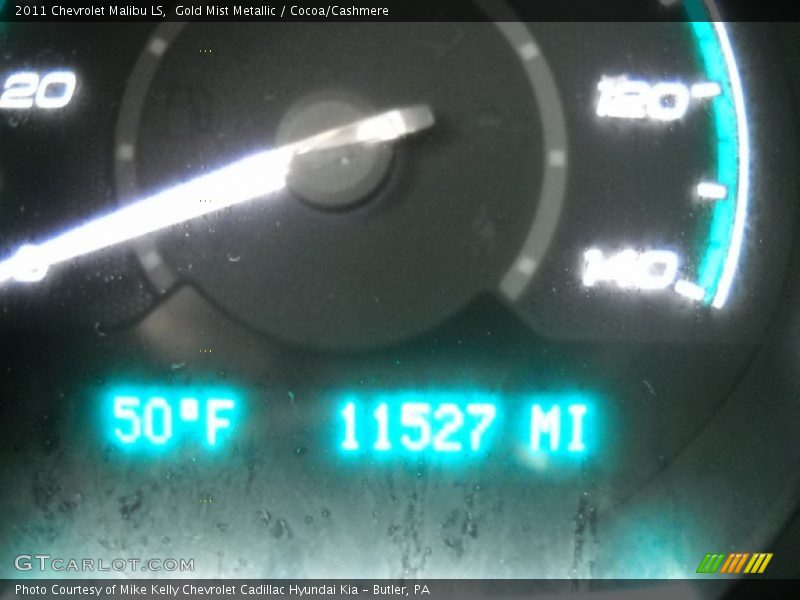 Gold Mist Metallic / Cocoa/Cashmere 2011 Chevrolet Malibu LS