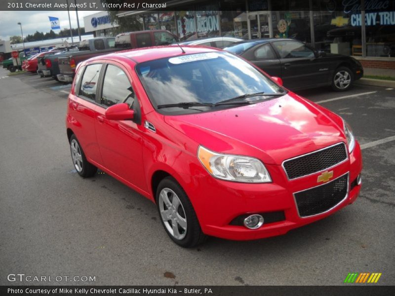 Victory Red / Charcoal 2011 Chevrolet Aveo Aveo5 LT