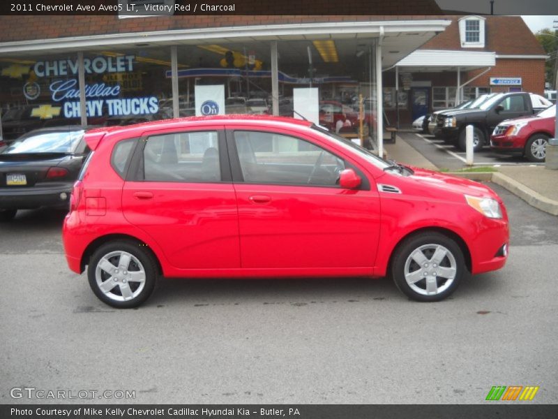 Victory Red / Charcoal 2011 Chevrolet Aveo Aveo5 LT