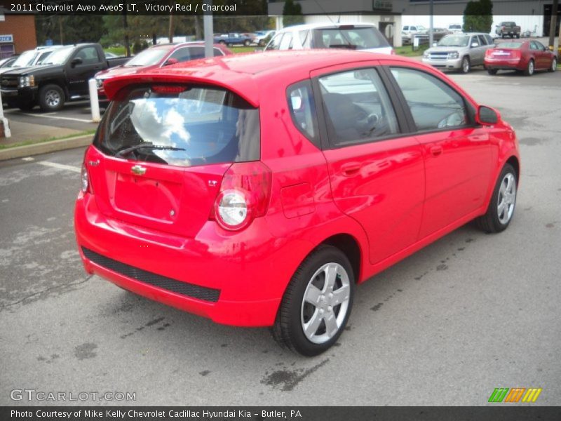 Victory Red / Charcoal 2011 Chevrolet Aveo Aveo5 LT