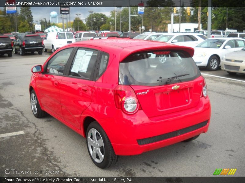 Victory Red / Charcoal 2011 Chevrolet Aveo Aveo5 LT