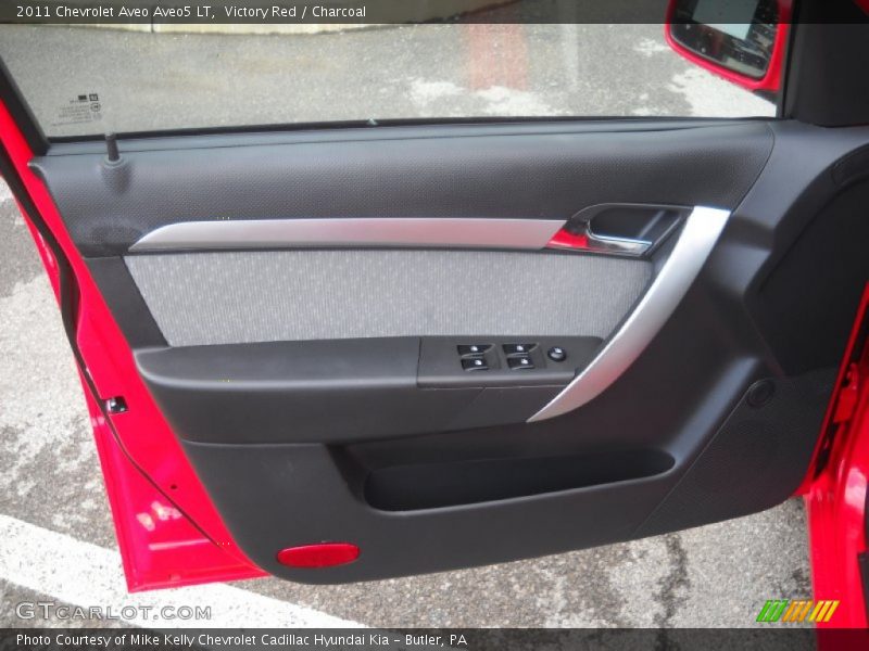 Victory Red / Charcoal 2011 Chevrolet Aveo Aveo5 LT