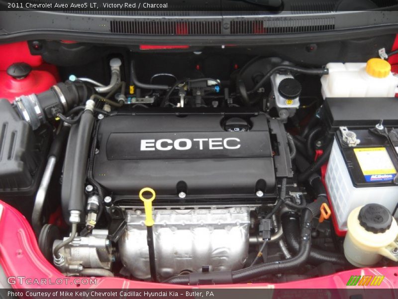  2011 Aveo Aveo5 LT Engine - 1.6 Liter DOHC 16-Valve VVT ECOTEC 4 Cylinder